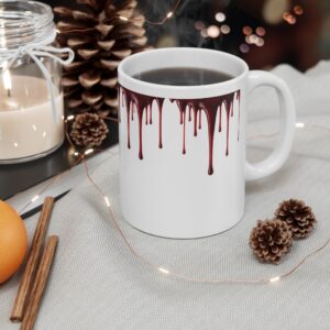 Mug céramique Thriller — Café littéraire Dark & Suspense