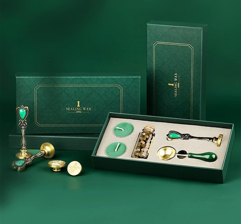 Sceau à cire vintage - Kit complet pour cacheter vos lettres