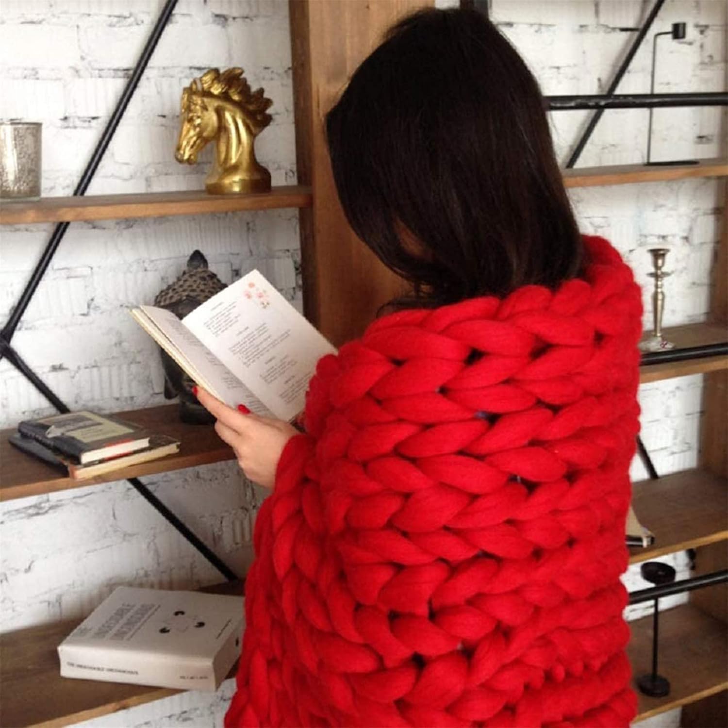 plaid en laine merinos