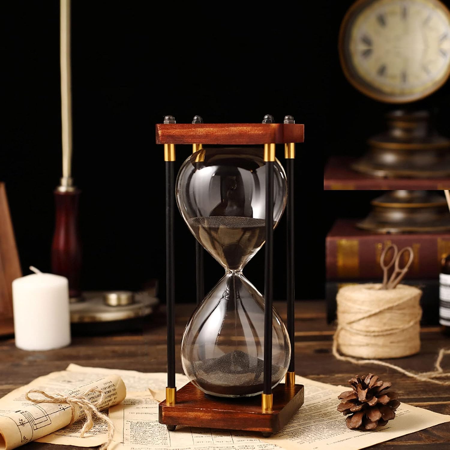 Sablier de 30 minutes Vintage - Horloge de Sable