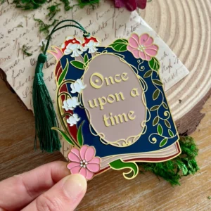 Marque-page Dark Academia métal « Once Upon a Time »