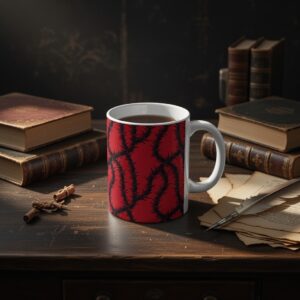 Mug pour boissons chaudes dans ambiance lecture Dark Academia