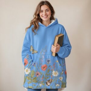 Hoodie Plaid Cocooning Romance